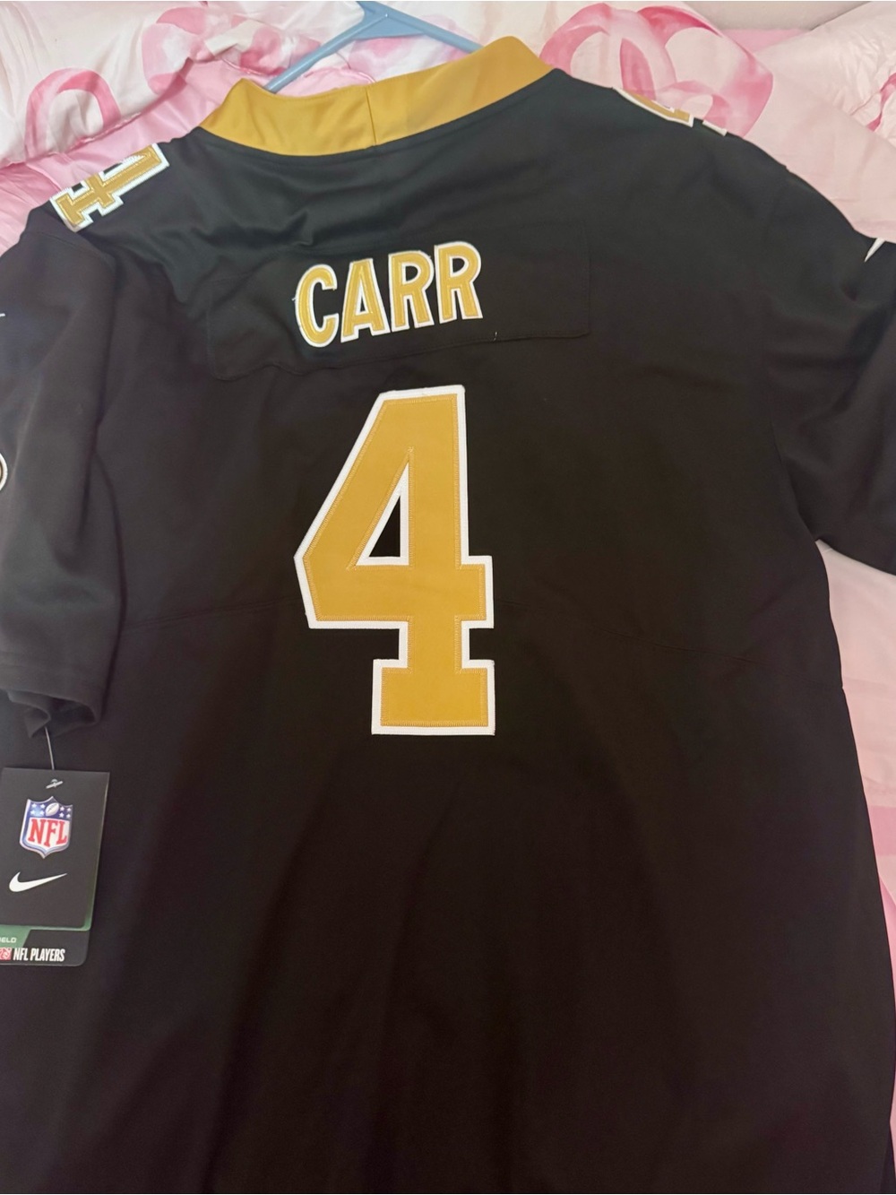 Men’s new orlean saints jersey CARR